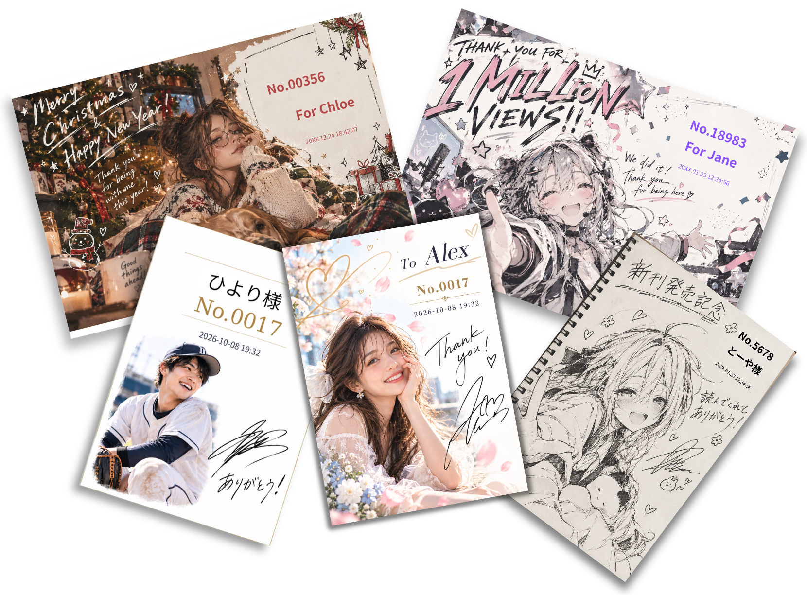 Kaia Memoria keepsake examples
